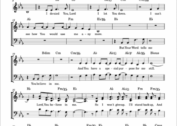 Lord, You Believe in Me | SAT | Lead Sheet